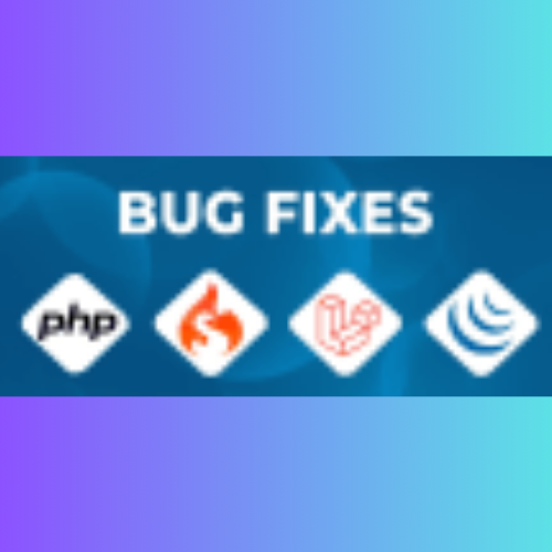 I will fix bugs of PHP, codeigniter, laravel, javascript, jquery and mysql
